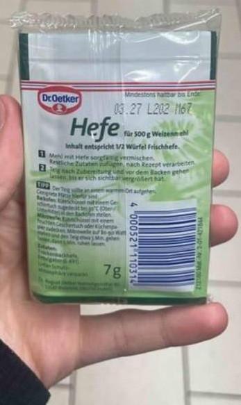 خمیر مایه دکتر اوتکر Dr.Oetker