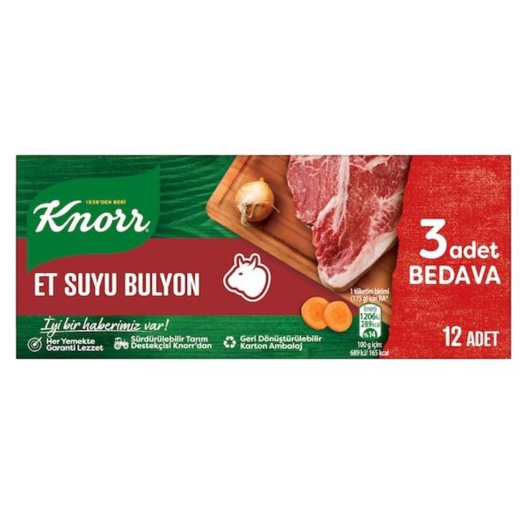 قرص عصاره گوشت کنور knorr Et