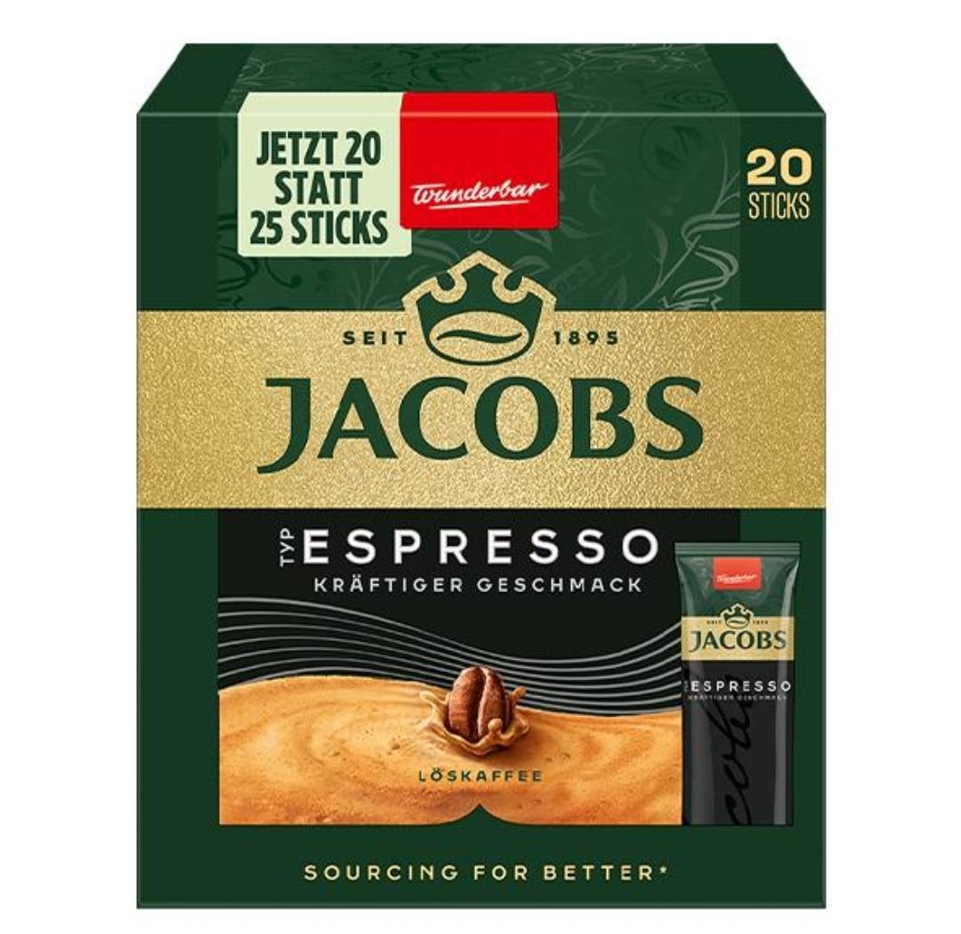 قهوه فوری اسپرسو جیکوبز استیک Jacobs Typ Espresso Sticks