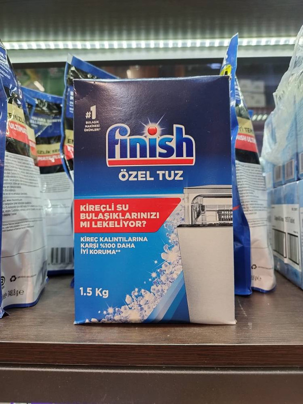 نمک ماشین ظرفشویی فینیش Finish Özel Tuz – وزن ۱۵۰۰ گرم