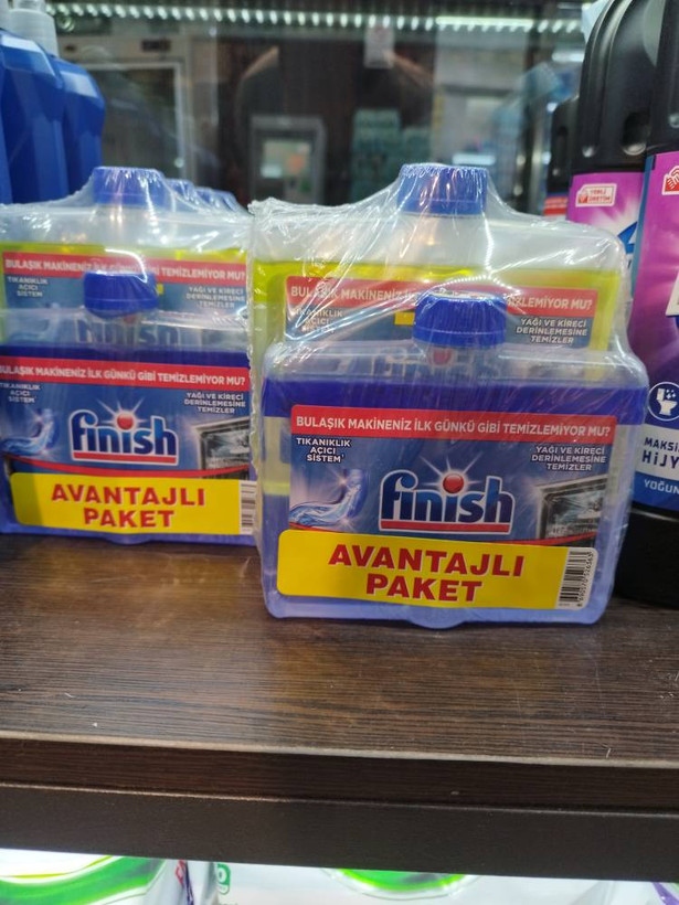 جرمگیر ماشین ظرفشویی فینیش Finish Dishwasher Cleaner Twin Pack