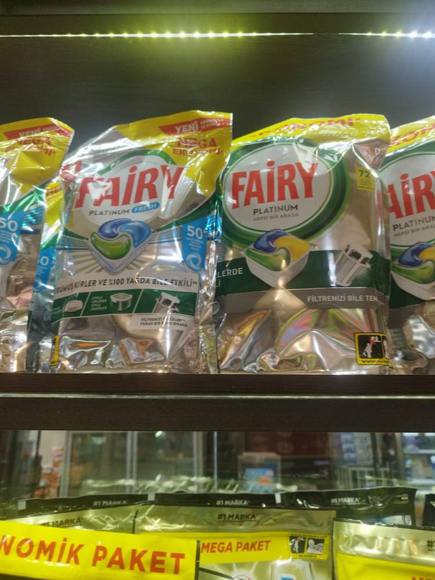 قرص ماشین ظرفشویی Fairy Platinum – بسته ۵۰ عددی